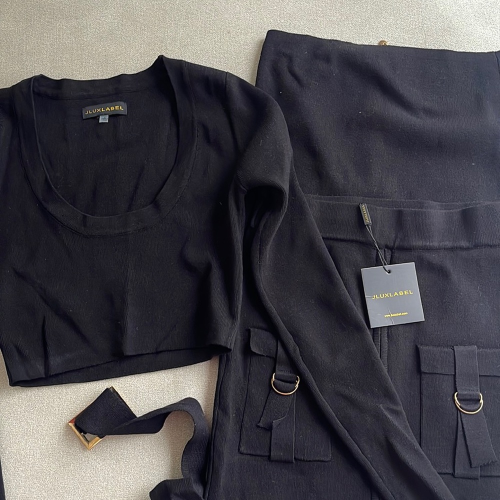 JLux Label MIDI Skirt Set
